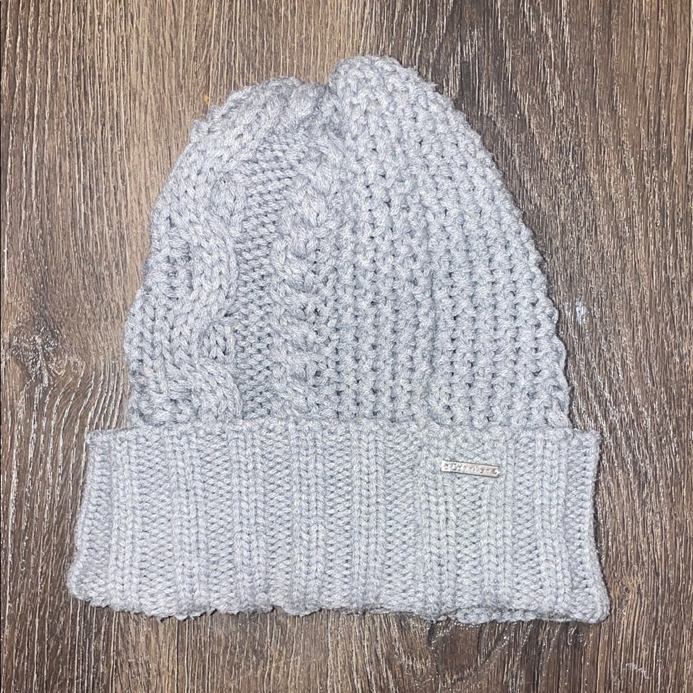 Calvin Klein Light Gray Knit Hat